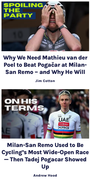 PREDICTIONS FOR MILAN SAN REMO
