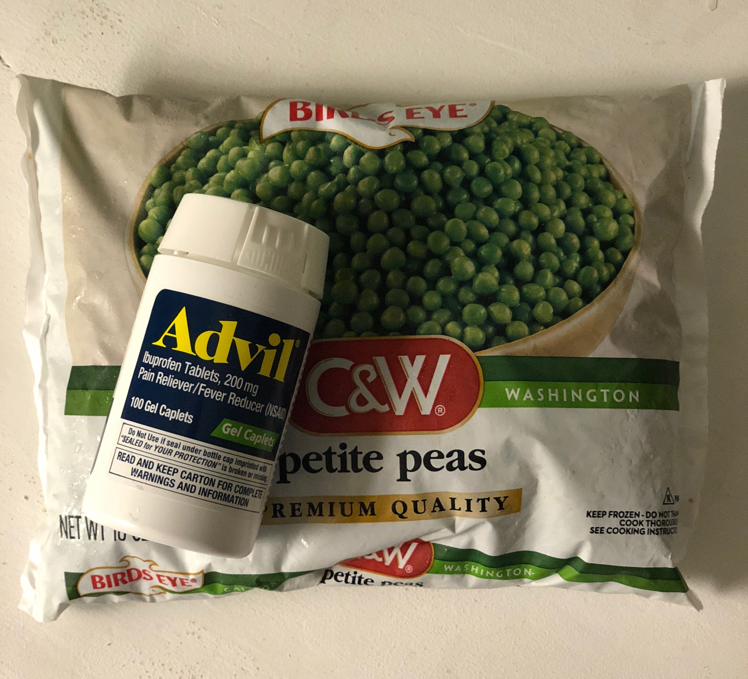 PEAS AND ADVIL