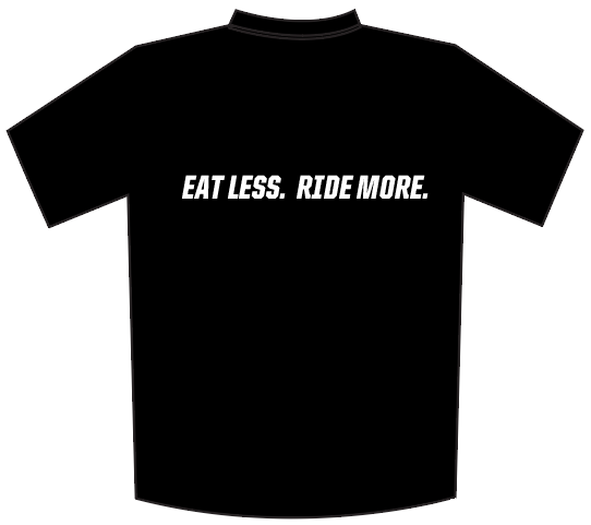 EAT LESS. RIDE MORE.