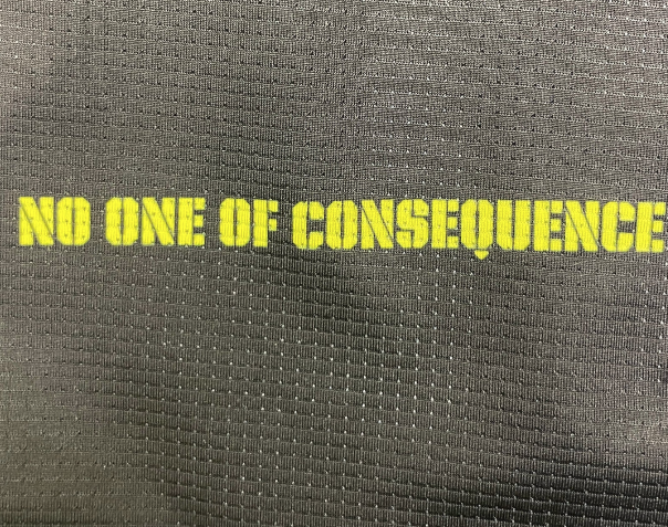 NO ONE OF CONSEQUENCE