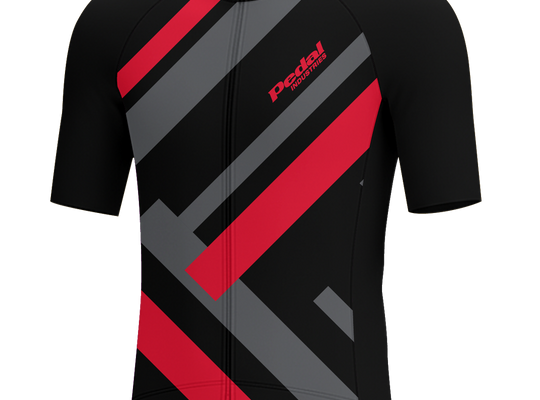 Red Primary Colors MEN'S PRO JERSEY ISD - flat product view, front pdp-last