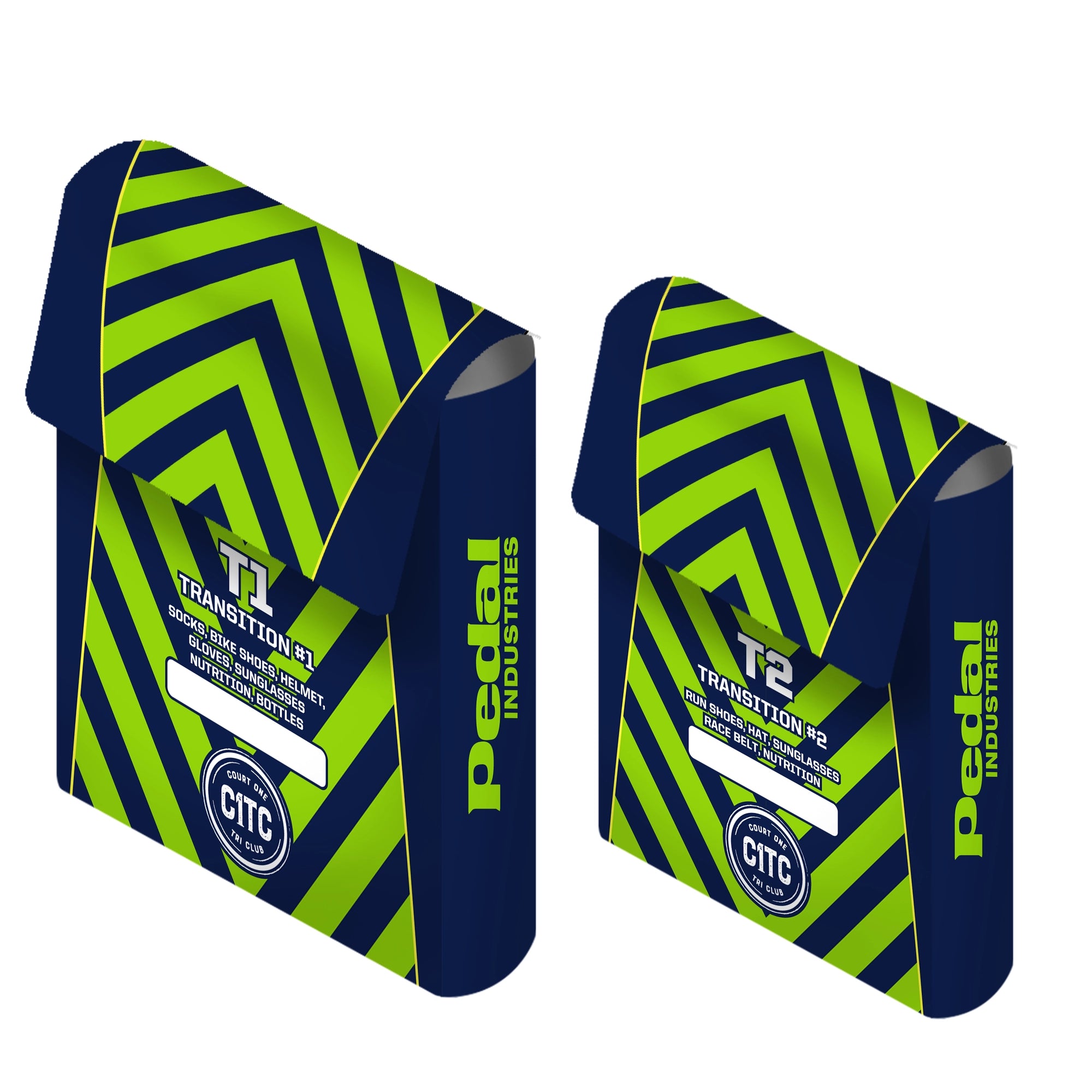 Court One Triathlon Club 2022 Triathlon Transition Bags PEDAL Industries