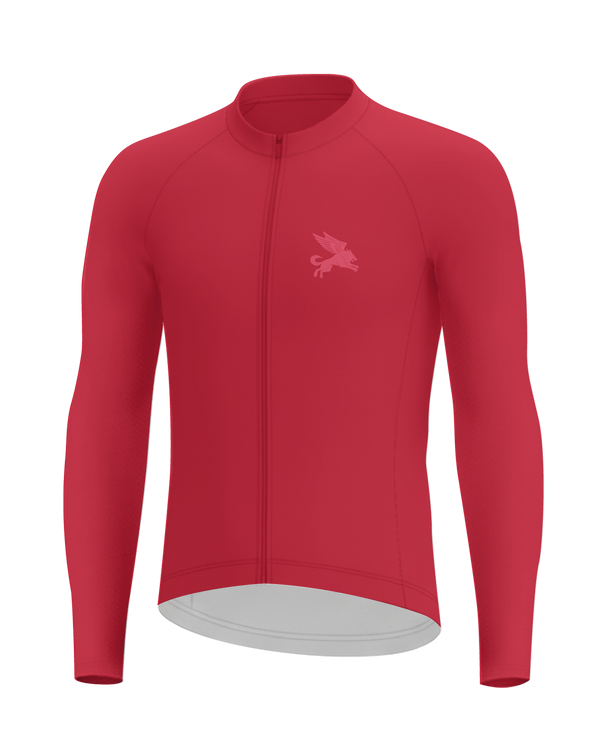 Crimson Red Cypress Spirits MEN'S Long Sleeve PRO JERSEY ISD