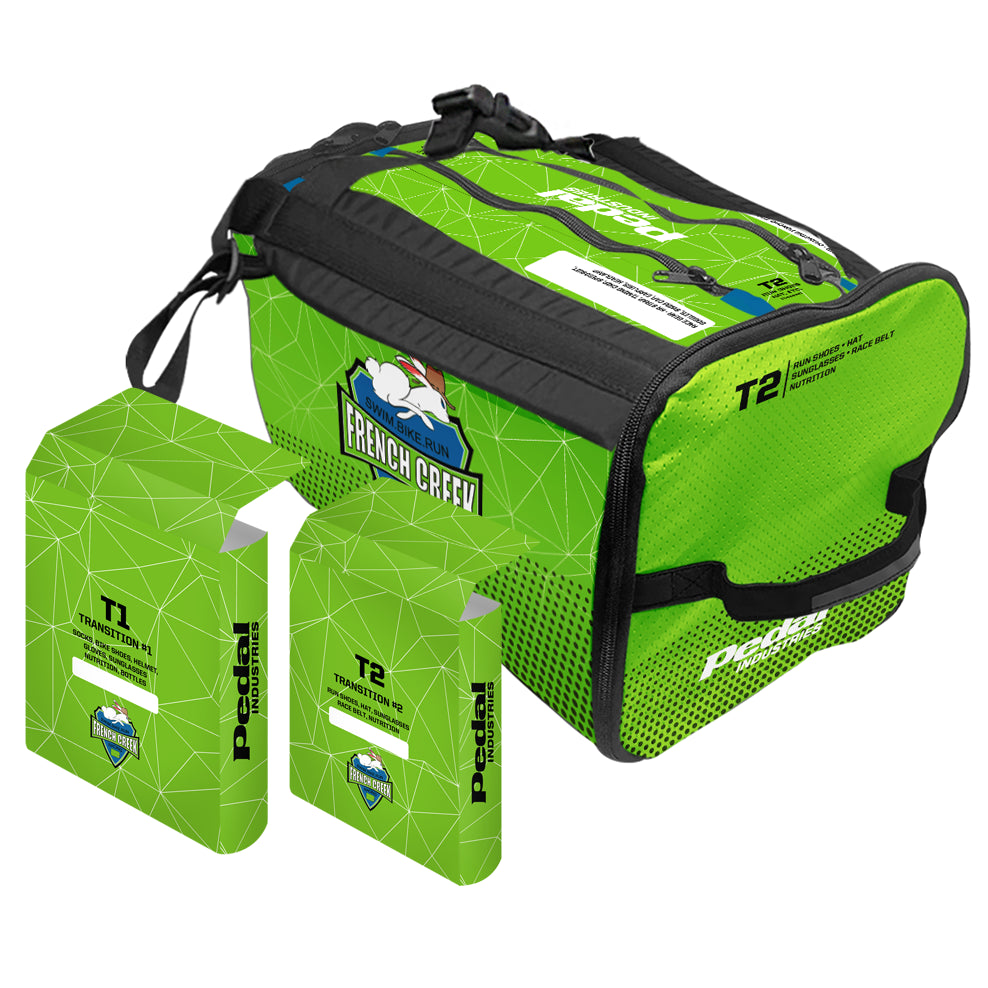 French Creek 2024 TRIATHLON SPECIFIC RaceDay Bag PEDAL Industries