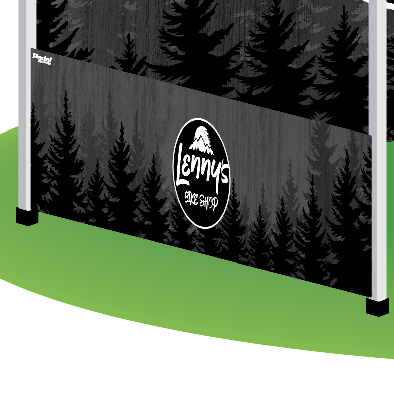 Lennys Bike Shop 2024 Side Wall PEDAL Industries