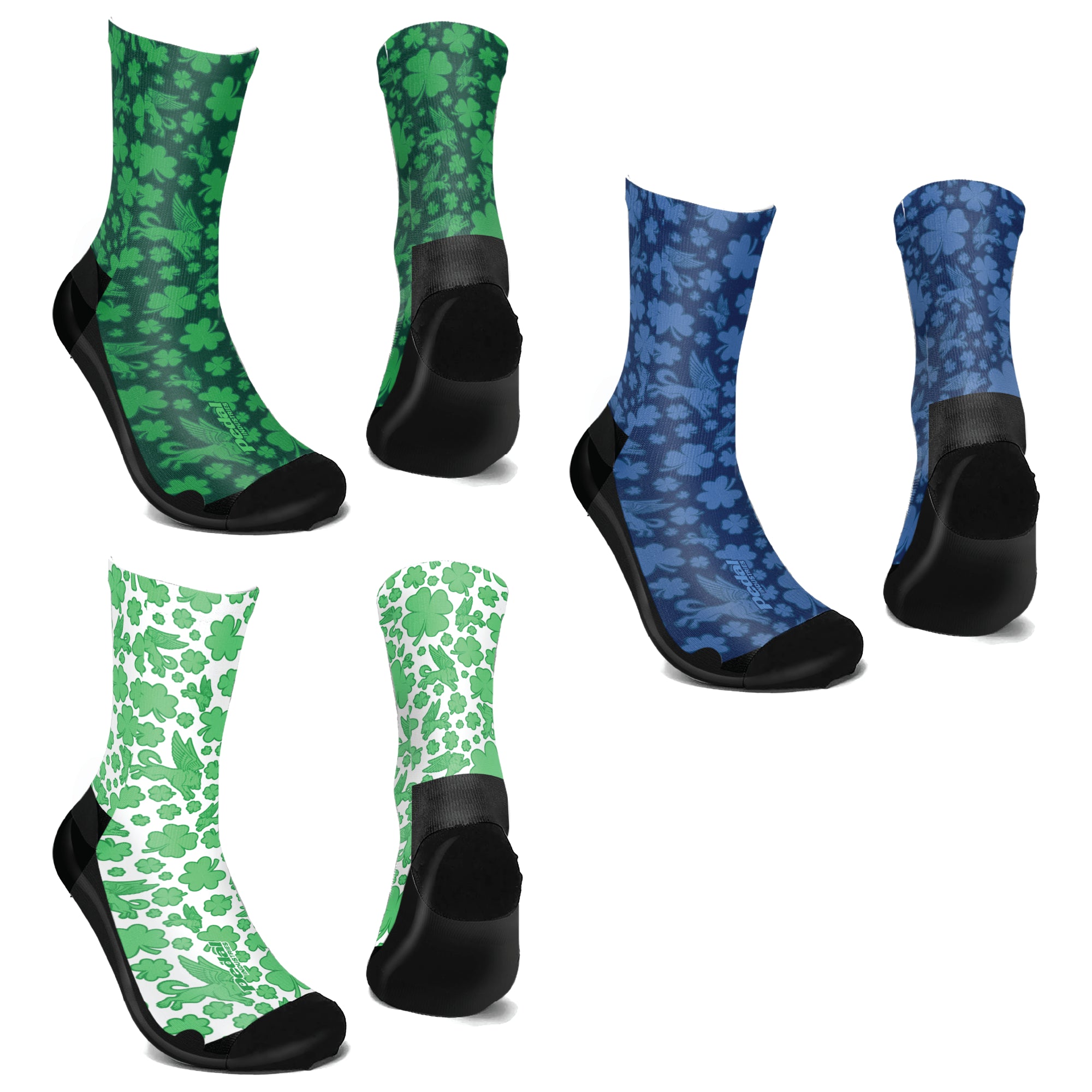pedal socks Lucky Pedal SUBLIMATED SOCK ISD 3 Color Variants – PEDAL Industries