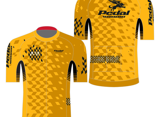 PEDAL Industries Classic GOLD 2023 PRO JERSEY 2.0