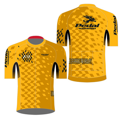 PEDAL Industries Classic GOLD 2023 SPEED JERSEY SHORT SLEEVE - Ladies