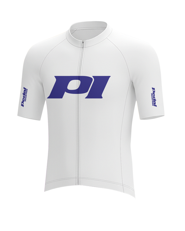 White-Blue PEDAL Insiders P/I RaceDay 2026 MEN'S PRO JERSEY ISD