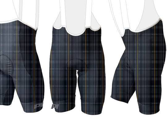 Cypress Spirits MEN'S PRO LEVEL BIB ISD PLAID-BLACK-GRAY