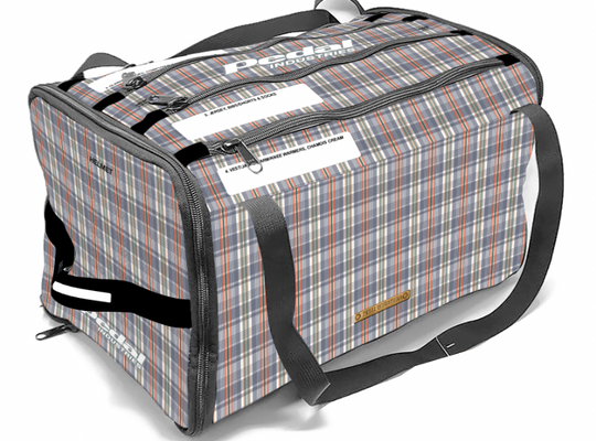 PLAID GRAY Cypress Spirits 2026 RaceDay CYCLING Gear BAG™ ISD