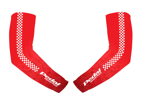The GC Red 2024 ARM WARMERS 2.0 ISD