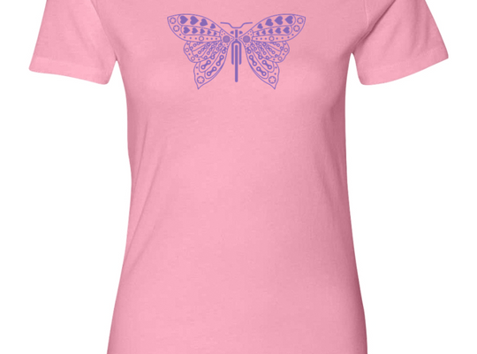 Butterfly Classic Ladies T-Shirt (FE)