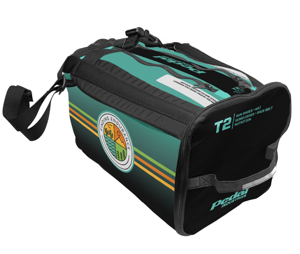 Finding Endurance 2023 TRIATHLON SPECIFIC RaceDay Bag PEDAL Industries