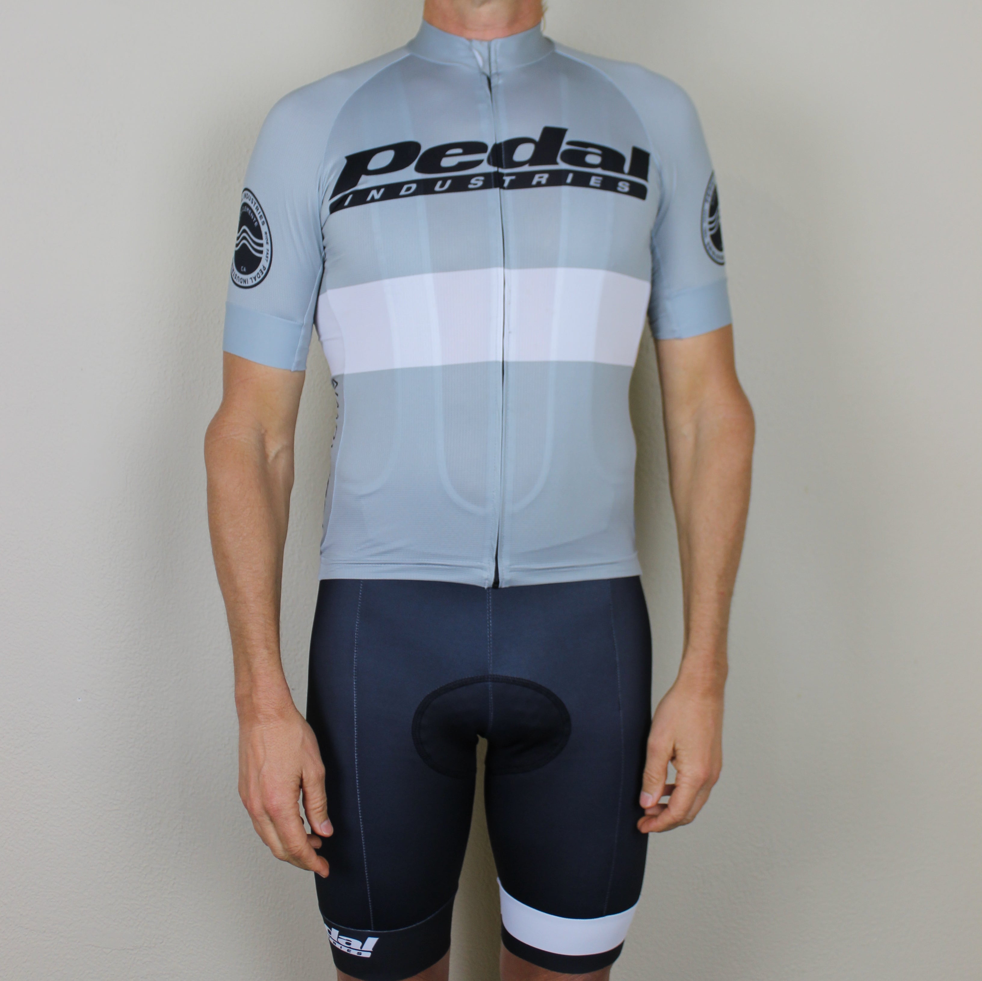 PEDAL industries '19 Team PRO JERSEY 2.0 SHORT SLEEVE GRAY PEDAL Industries