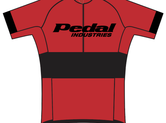 Ladies - PEDAL Shop kit SPEED JERSEY SHORT SLEEVE RED - CLOSEOUT