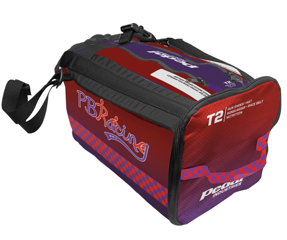 Personal Best Racing 2022 TRIATHLON SPECIFIC RaceDay Bag PEDAL Industries