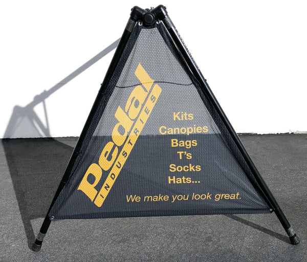 Bike Rack Banners (Set of 2 Mesh Banners)