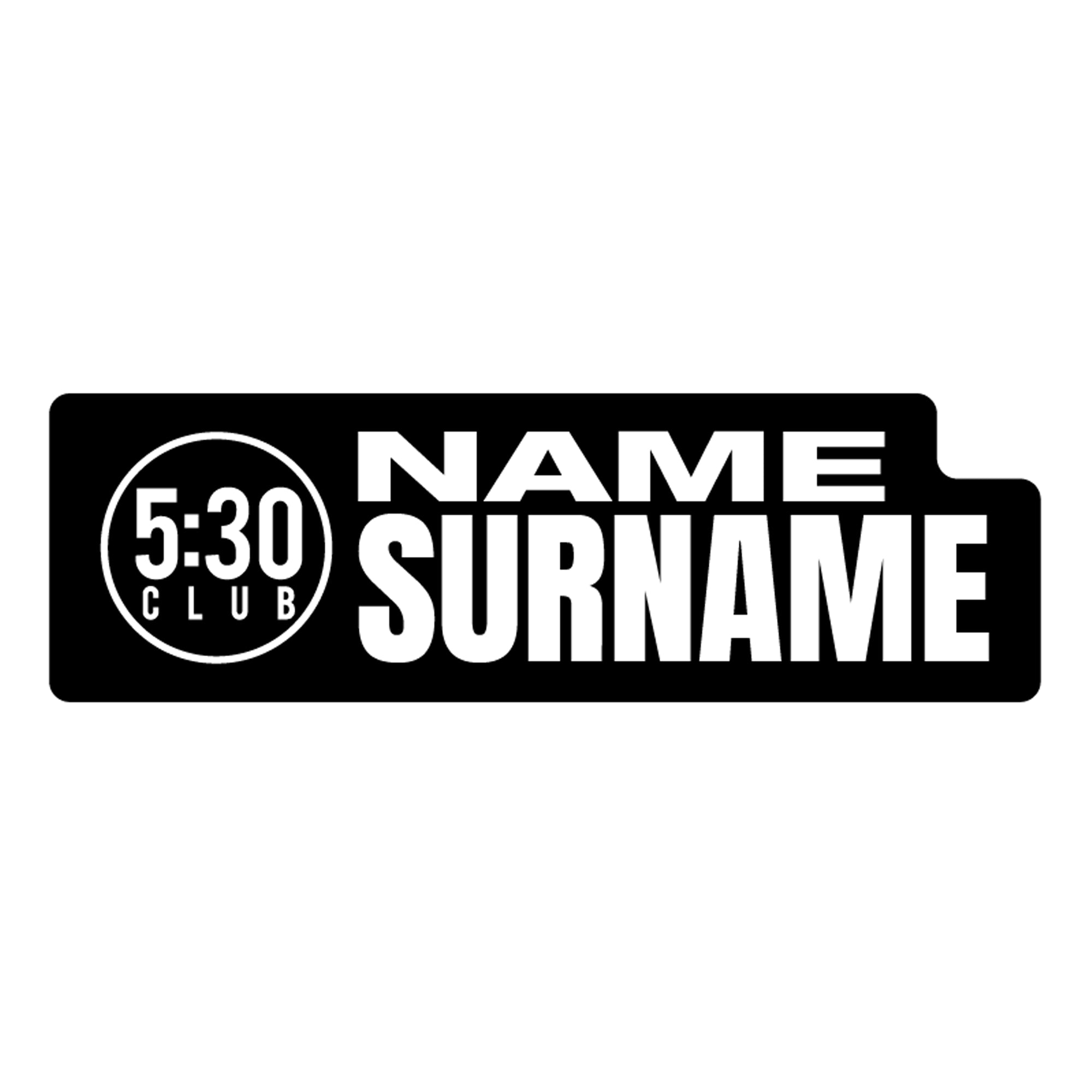 530 Club 2026 ID Sticker Bikes & Gear