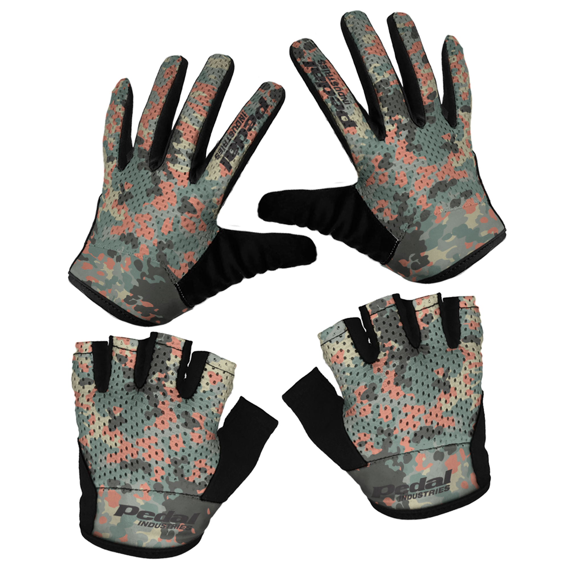 All CAMO SUPERLIGHT RaceDay Gloves ISD MILITARY