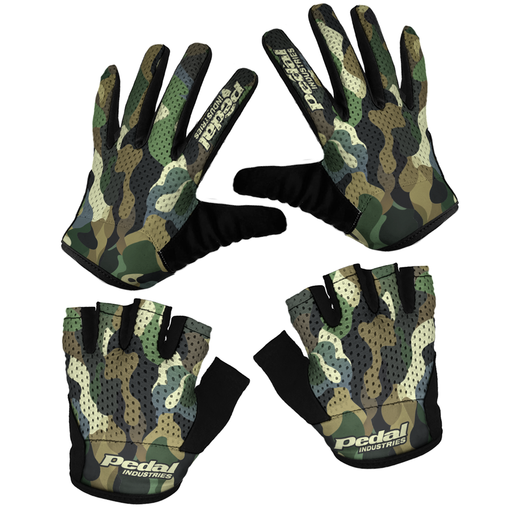 All CAMO SUPERLIGHT RaceDay Gloves ISD SWAMP