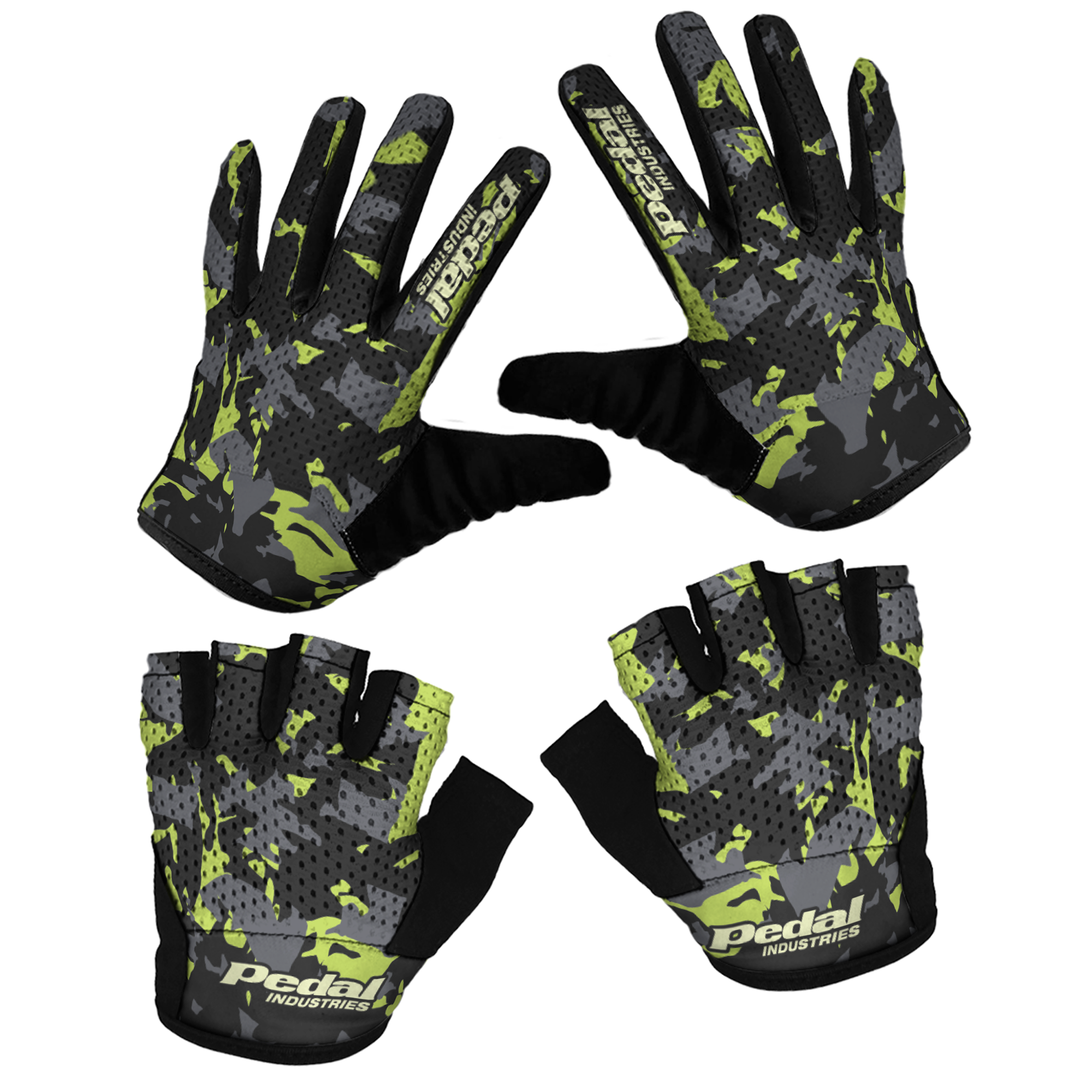 All CAMO SUPERLIGHT RaceDay Gloves ISD WOODLAND