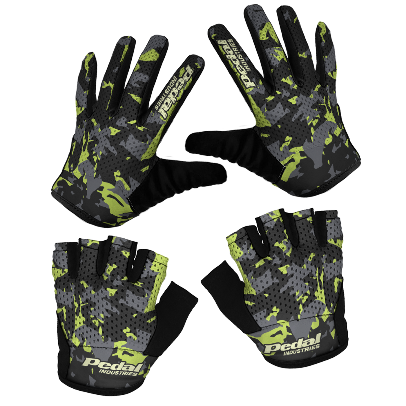All CAMO SUPERLIGHT RaceDay Gloves ISD WOODLAND