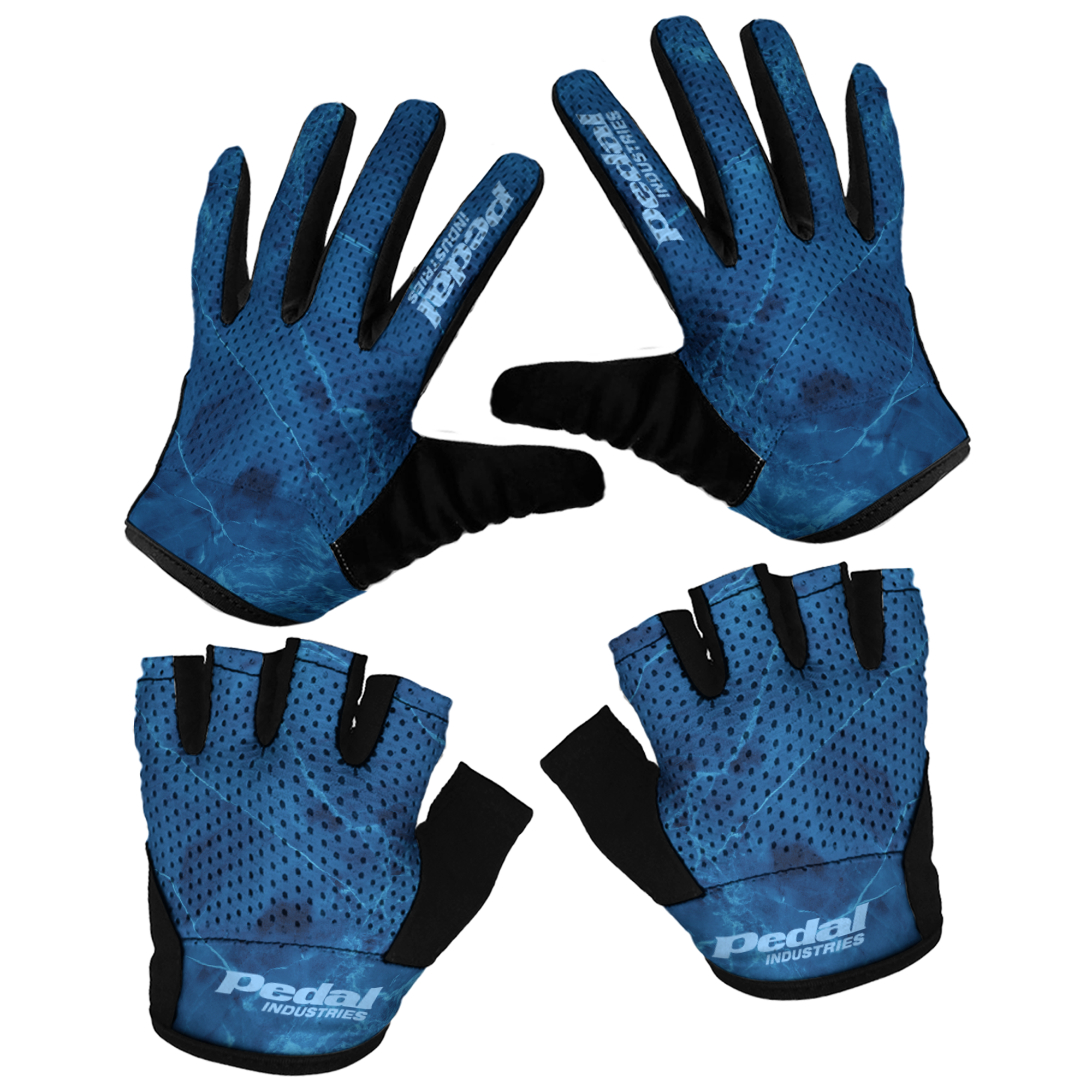 All Marble SUPERLIGHT RaceDay Gloves ISD SAPPHIRE