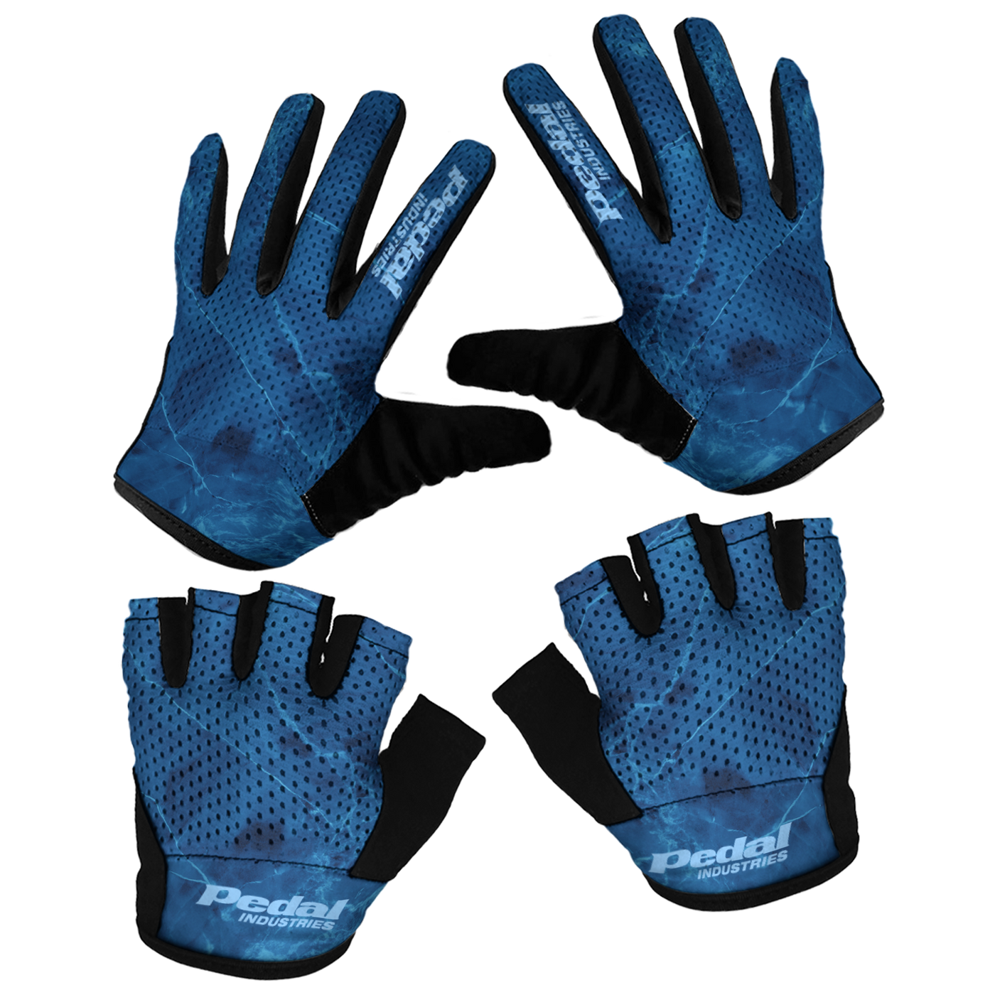 All Marble SUPERLIGHT RaceDay Gloves ISD SAPPHIRE