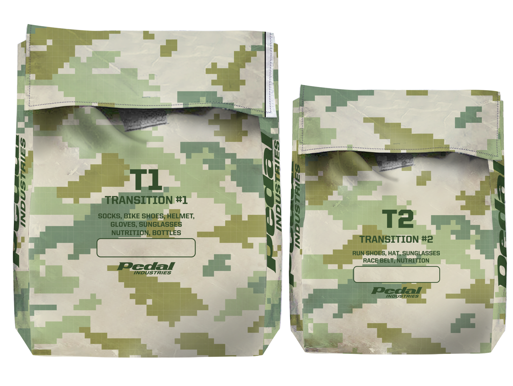 ARCTIC Camo Triathlon Transition Bags ISD