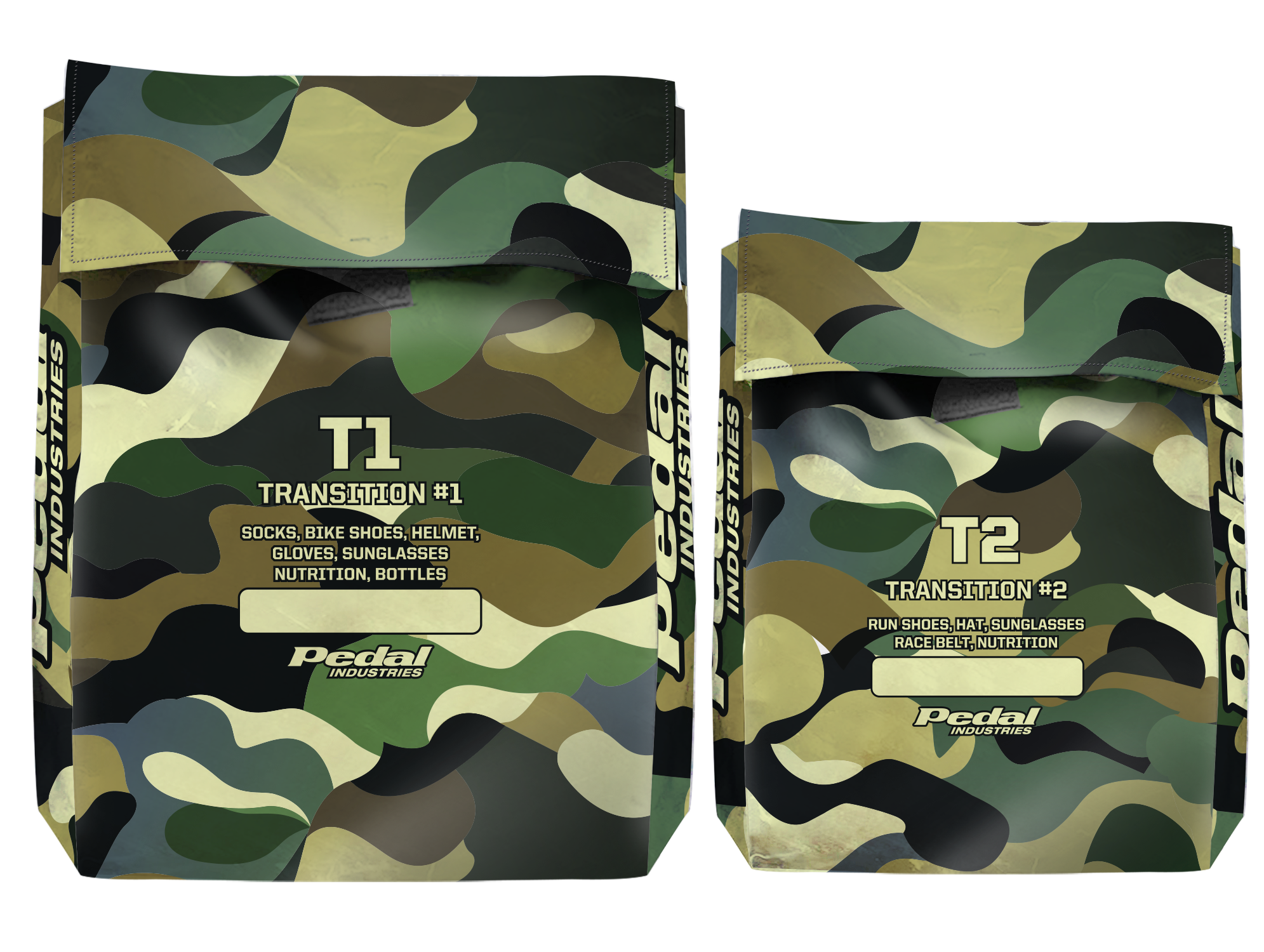 ARCTIC Camo Triathlon Transition Bags ISD