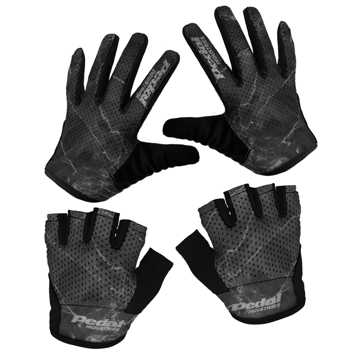 All Marble SUPERLIGHT RaceDay Gloves ISD OBSIDIAN