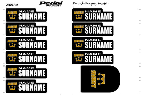 Aarhus 2025 ID Sticker Bikes & Gear