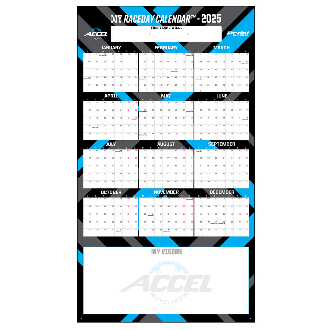 Wall Calendar Cycling Race Calendar 2021 Pro Cycling Calendar