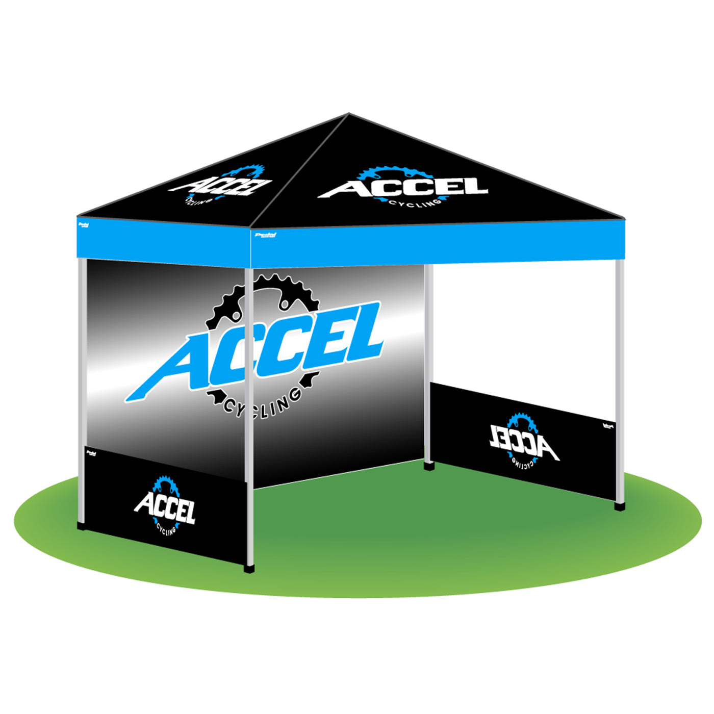 Accel Cycling 2026 Back Wall (only) 10 x 10 – PEDAL Industries