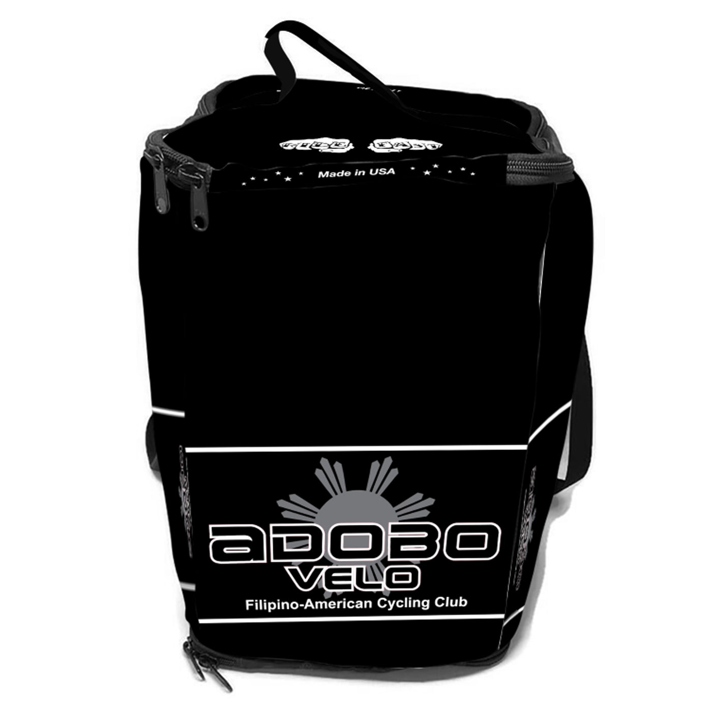 ADOBO VELO BLACK RACEDAY BAG 3.0 - Ships in about 3 weeks