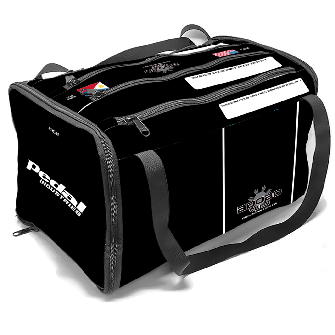 ADOBO VELO BLACK RACEDAY BAG 3.0 - Ships in about 3 weeks