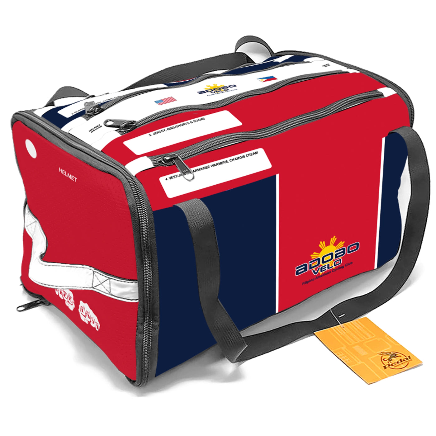 ADOBO VELO RACEDAY BAG RED BLUE
