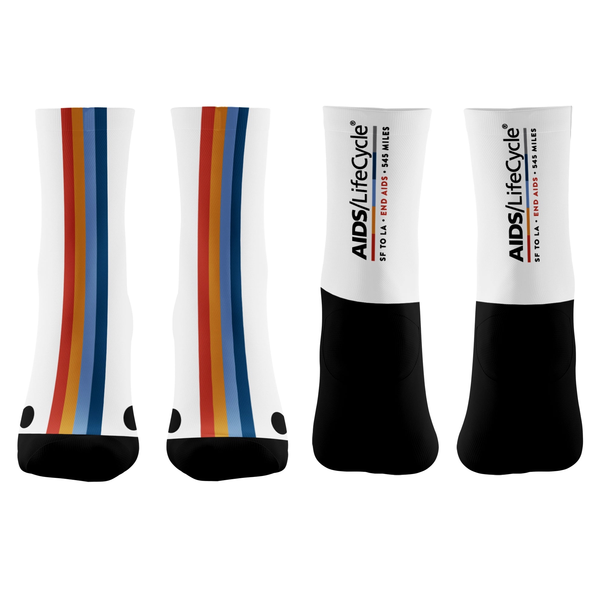 AIDS/LIFECYCLE 2025 SUBLIMATED SOCK – PEDAL Industries