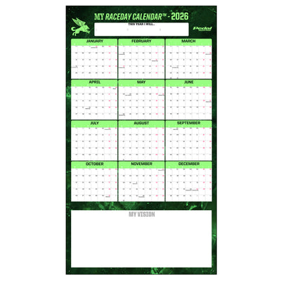 All Marble 2026 GIANT MY RACEDAY CALENDAR ISD (6 Color Variants)