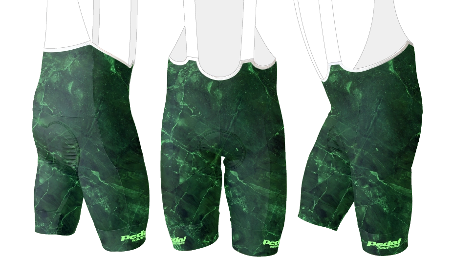 Emerald Marble MEN'S PRO BIB 2.0 ISD - flat product view pdp-last