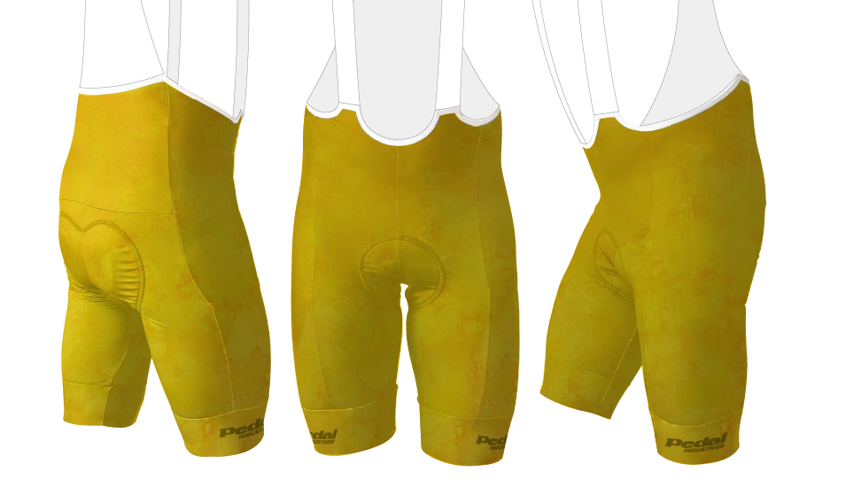 Gold Marble MEN'S PRO BIB 2.0 ISD - flat product view pdp-last