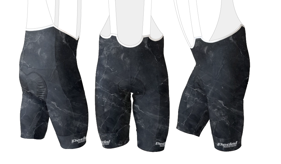 Obsidian Marble MEN'S PRO BIB 2.0 ISD - flat product view pdp-last