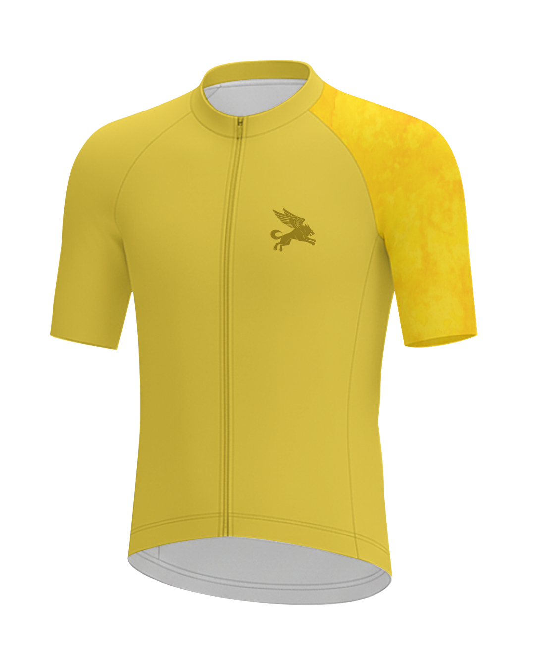 Gold Marble MEN'S PRO JERSEY ISD - flat product view, front pdp-last