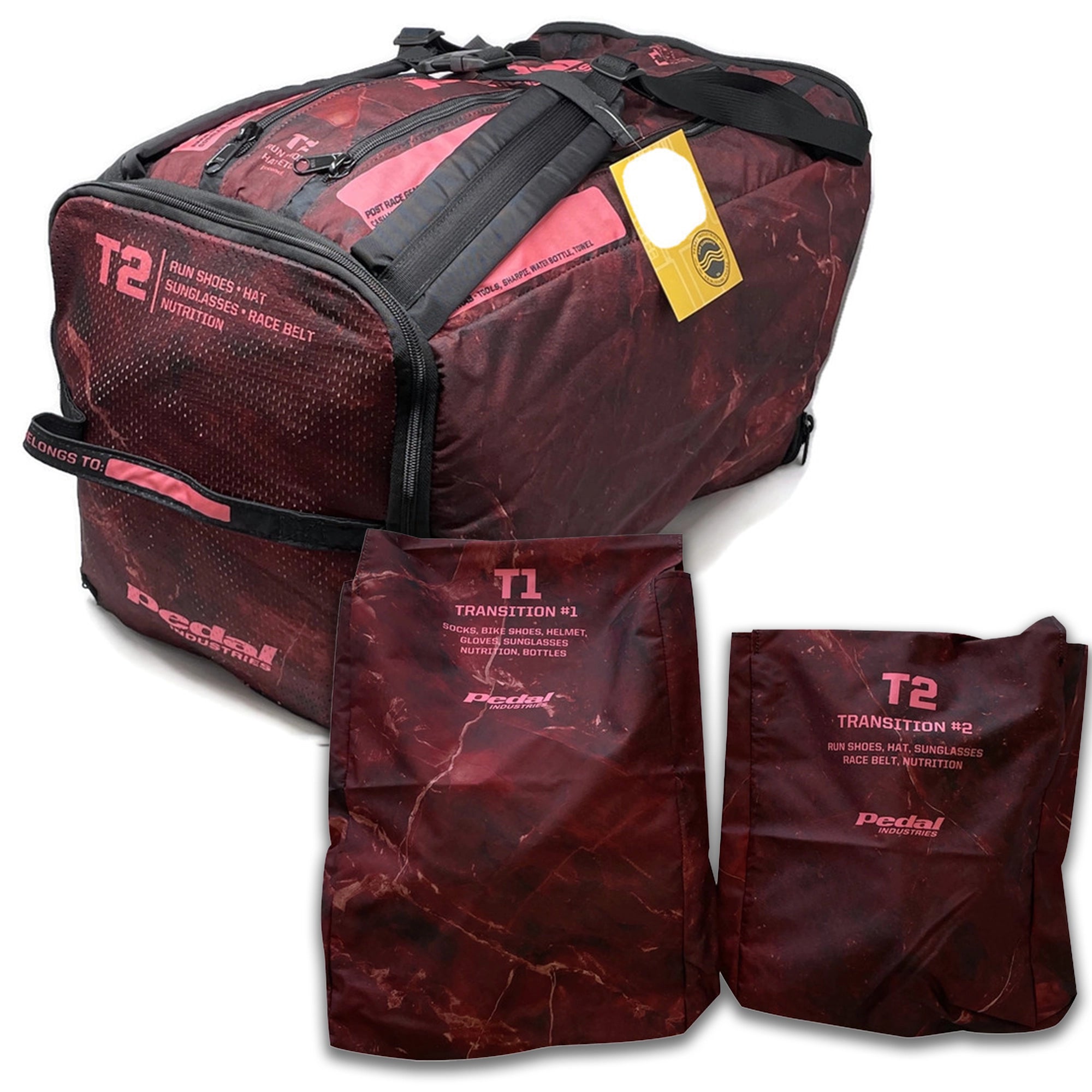 Ruby Marble RaceDay TRIATHLON Gear Bag™ ISD