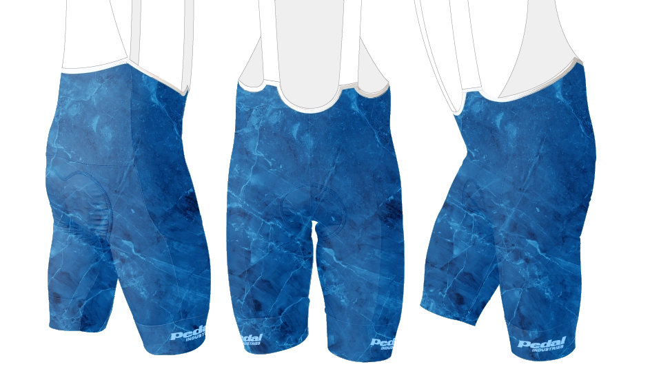 Sapphire Marble MEN'S PRO BIB 2.0 ISD - flat product view pdp-last