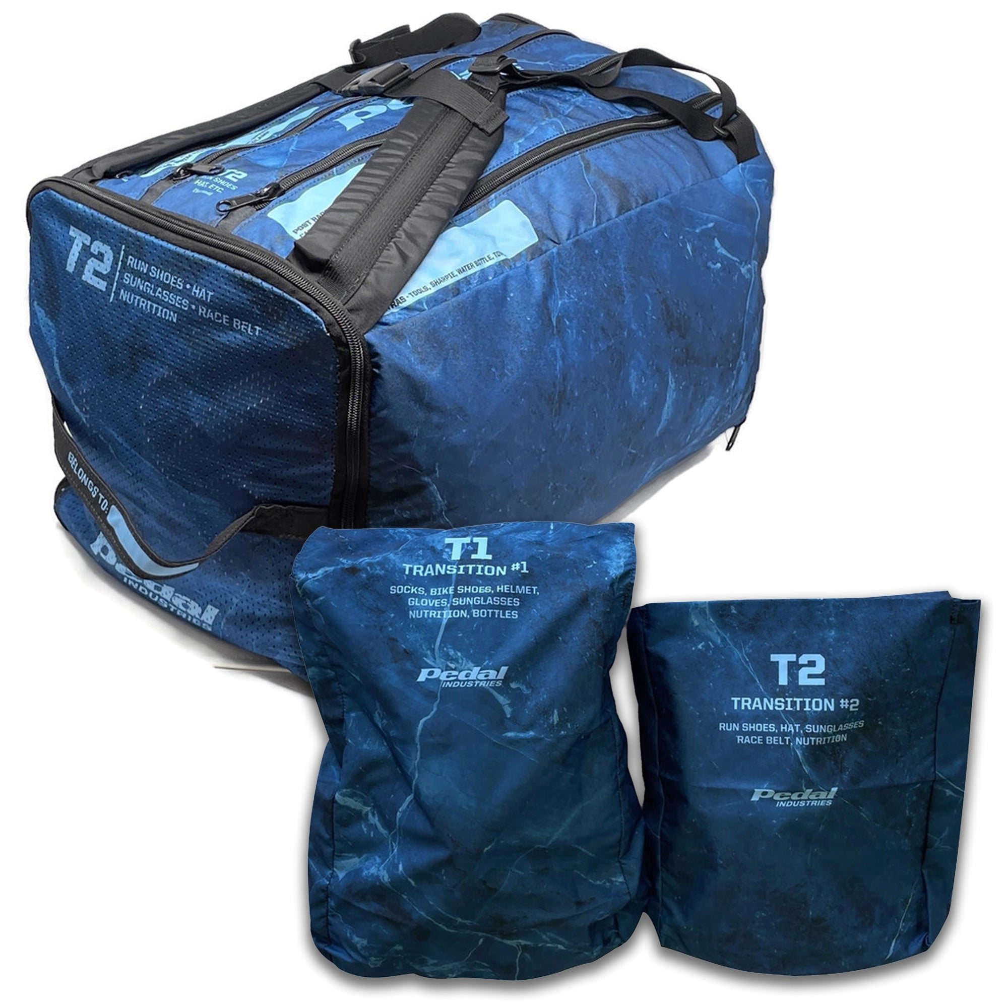 Sapphire Marble RaceDay TRIATHLON Gear Bag™ ISD