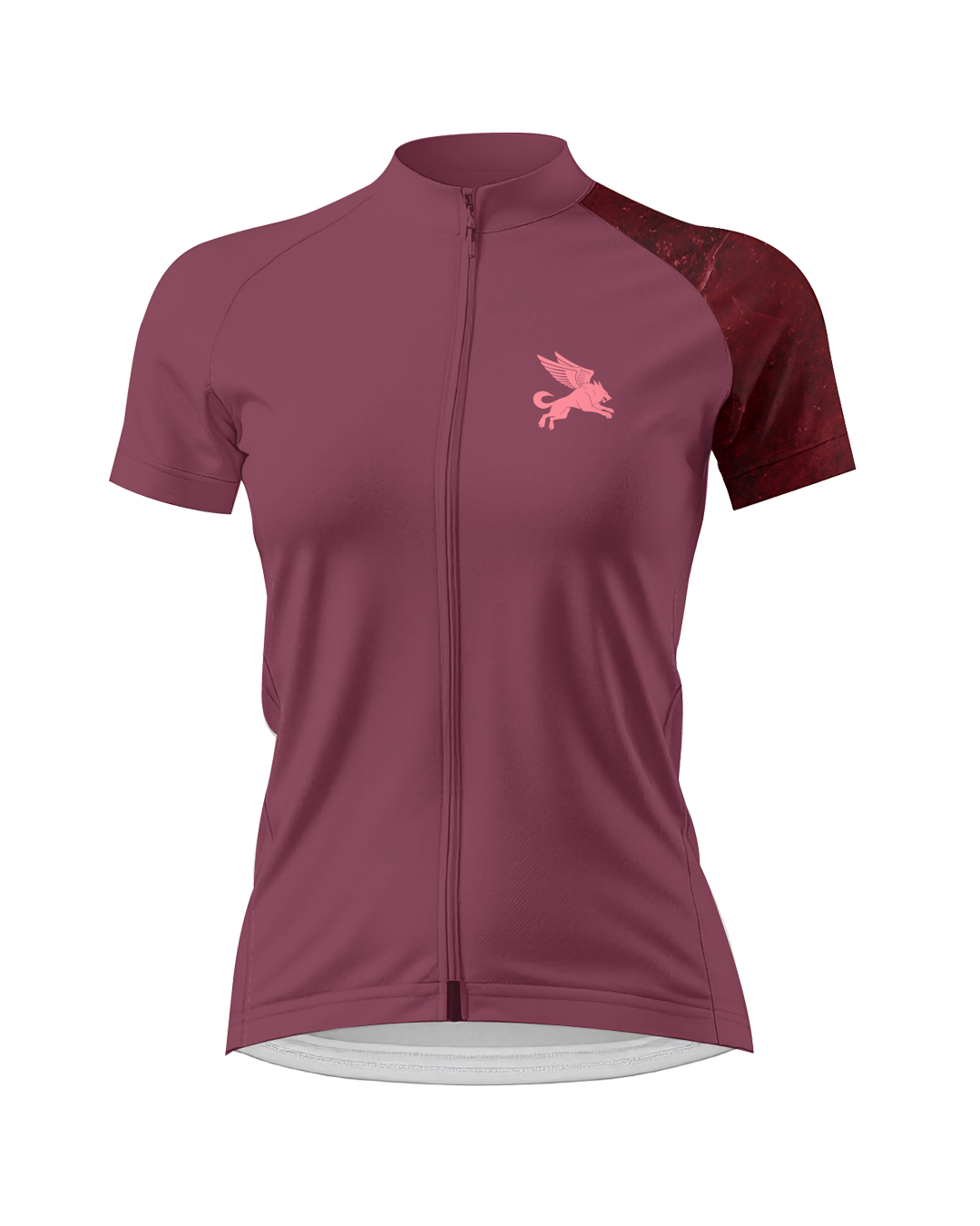 Ruby Marble WOMEN'S PRO JERSEY ISD - flat product view, front pdp-last