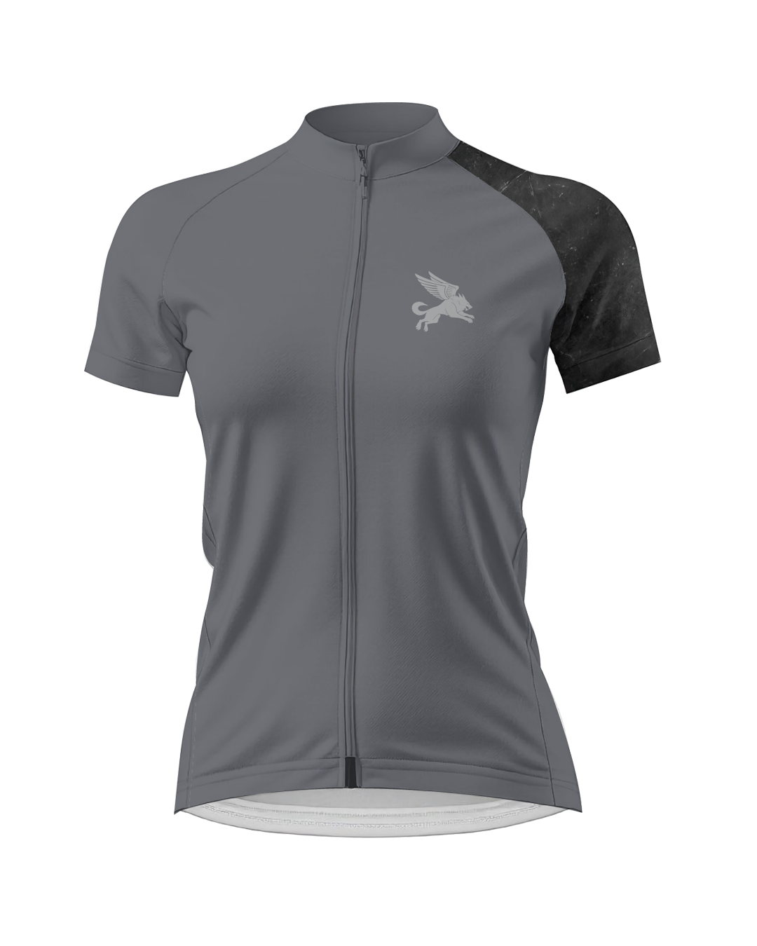 Stealth Marble WOMEN'S PRO JERSEY ISD - flat product view, front pdp-last