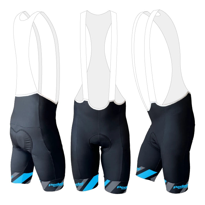 Blue Primary Colors WOMEN'S PRO BIB 2.5 ISD - flat product view pdp-last